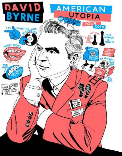 Billedresultat for david byrne american utopia