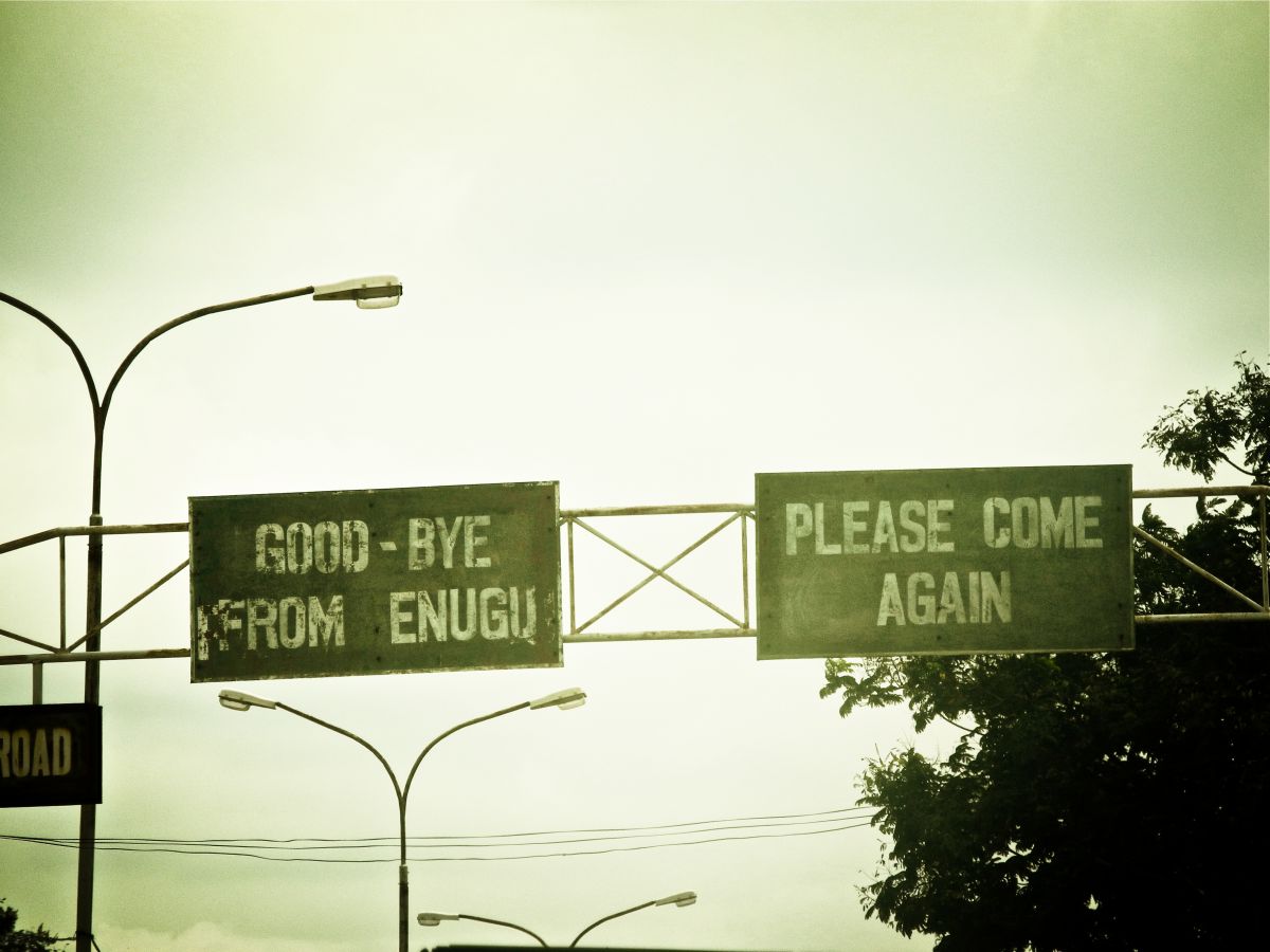 Goodbye Enugu!