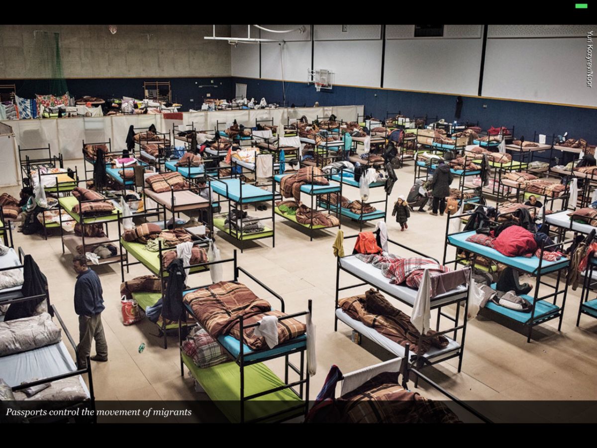 Refugees in Germany.