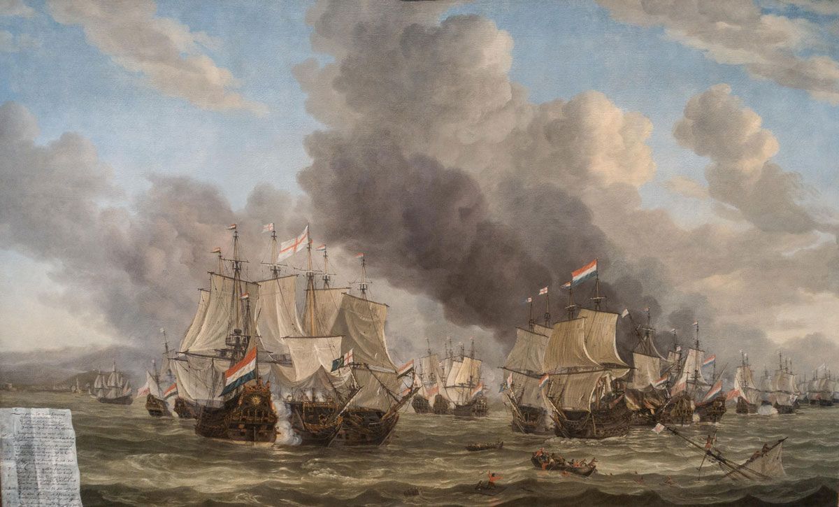 The Battle of Livorno, Reinier Nooms, 1653 - 1664.