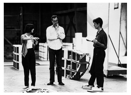 Adelle, Bob and David at the Tokyo workshop. As in Japanese homes, workers were encouraged to leave their shoes at the door. DB made temporary slippers out of cardboard.