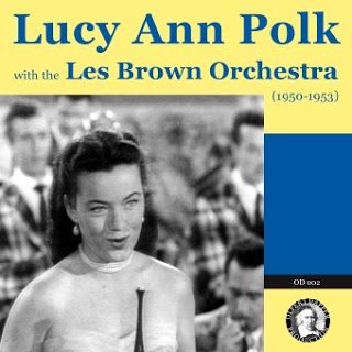 Poster for Lucy An Polk with the Les Brown Orchestra.