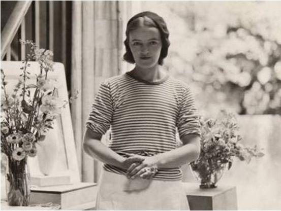 Barbara Hepworth was a British artist [1903-1975] best known for her abstract sculptures.