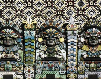 Mayan decor.