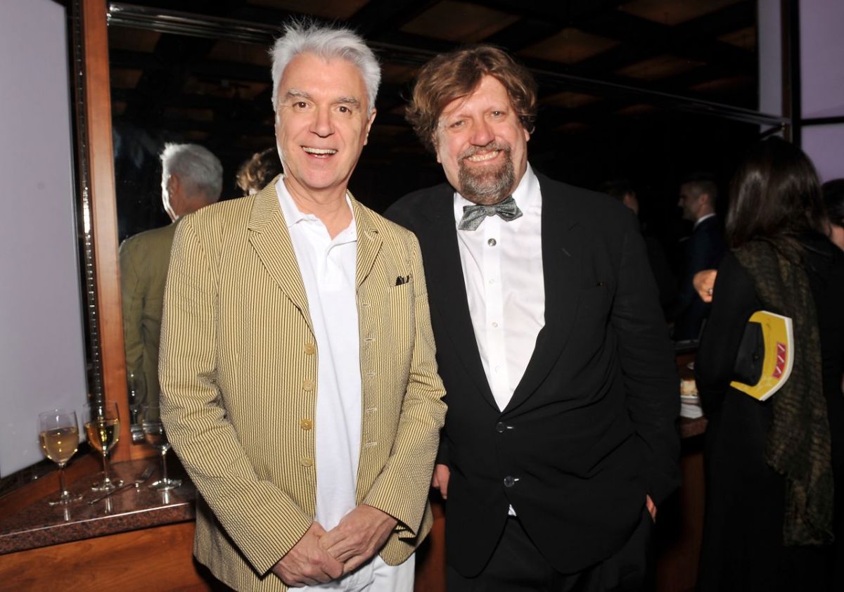 David Byrne and Oskar Eustis.